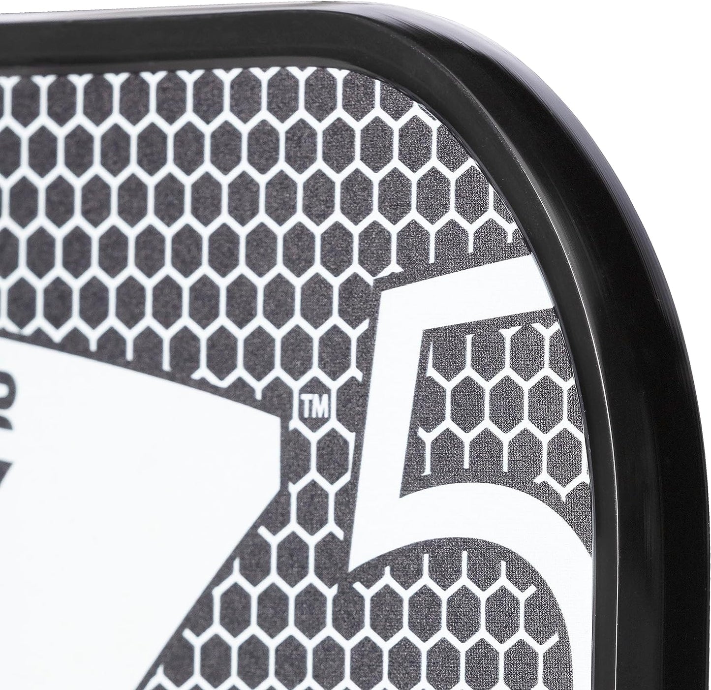 Graphite MOD Z5 Carbon Fiber Pickleball Paddle with Wide-Body Shape. Honeycomb Core, Graphite Face & Cushion Comfort Pickleball Paddle Grip