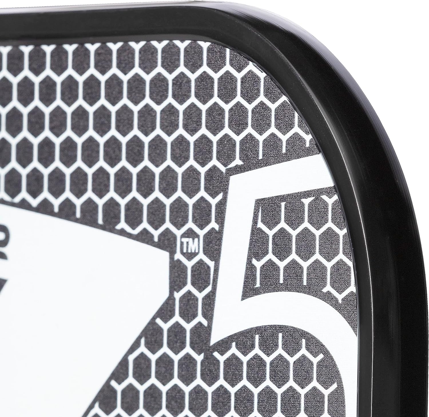 Graphite MOD Z5 Carbon Fiber Pickleball Paddle with Wide-Body Shape. Honeycomb Core, Graphite Face & Cushion Comfort Pickleball Paddle Grip