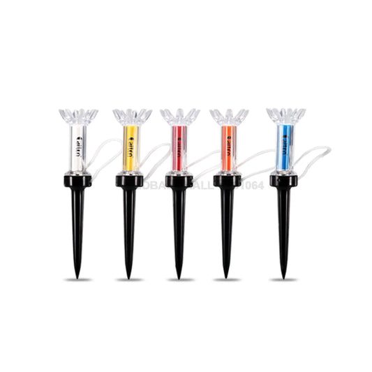5-Piece Set of Magnetic Plastic Golf Tees and Ball Holders for Training (79mm/90mm)
